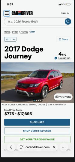 2017 Dodge Journey