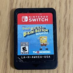 Nintendo Switch SpongeBob SquarePants Battle For The Bikini Bottom Rehydrated 