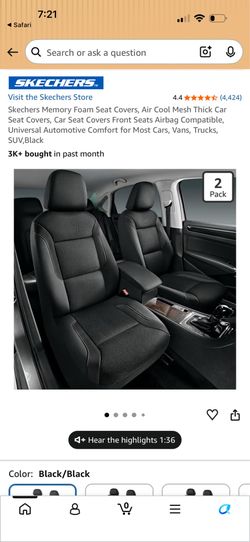 Universal front seat cover