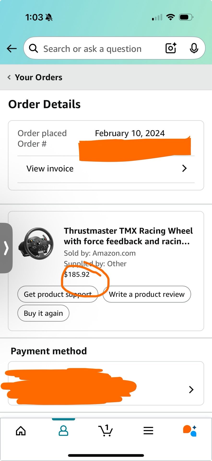 TrustMaster Steering Wheel