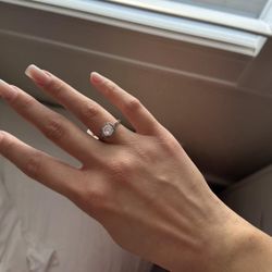 pandora round sparkle ring 