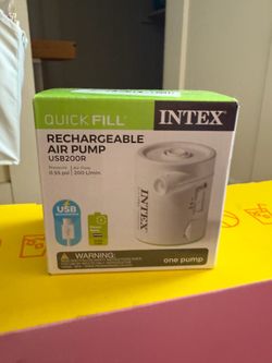 Rechargeable air pump