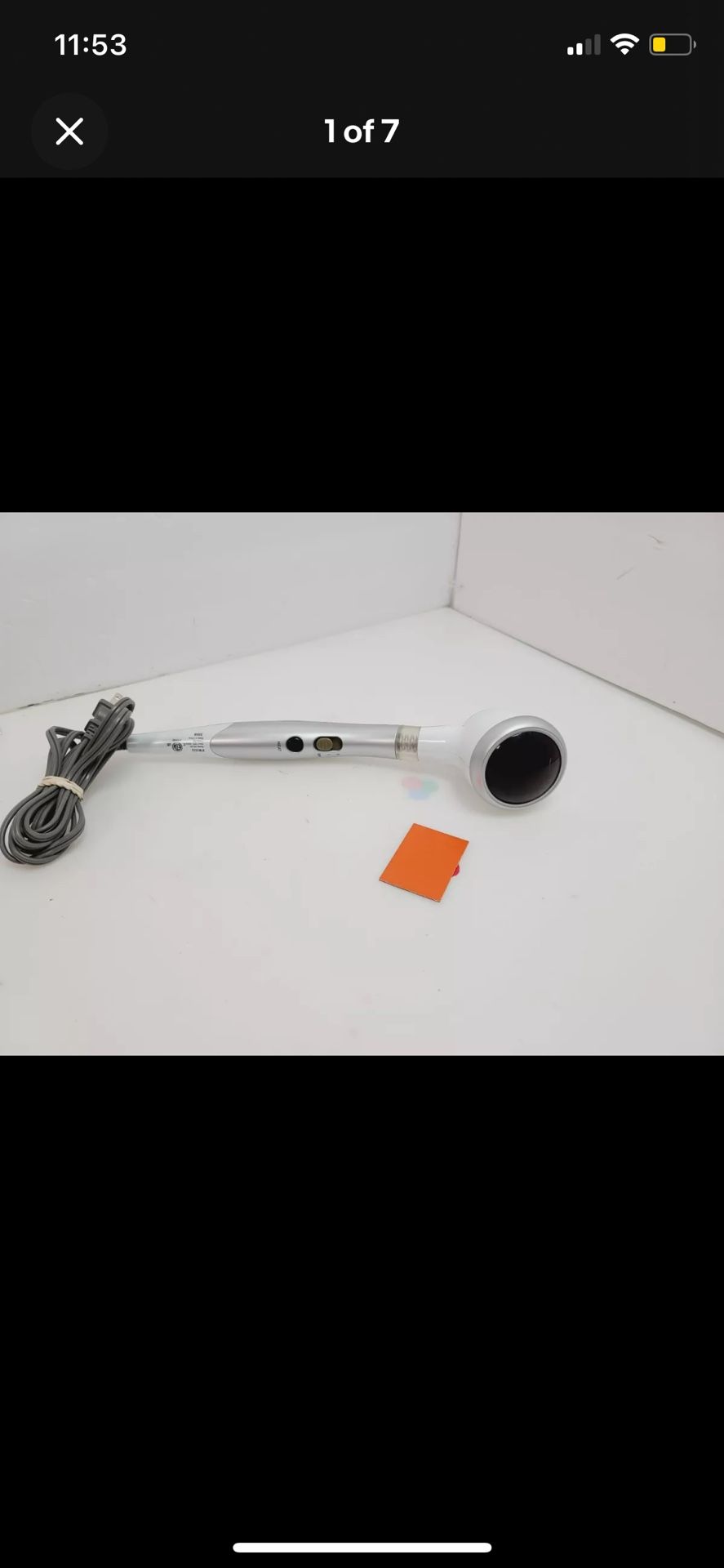 Homedics 2 Speed HydraGel Infrared Hand Held Heat Massager Model HG-20