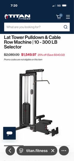 Titan lat pull down