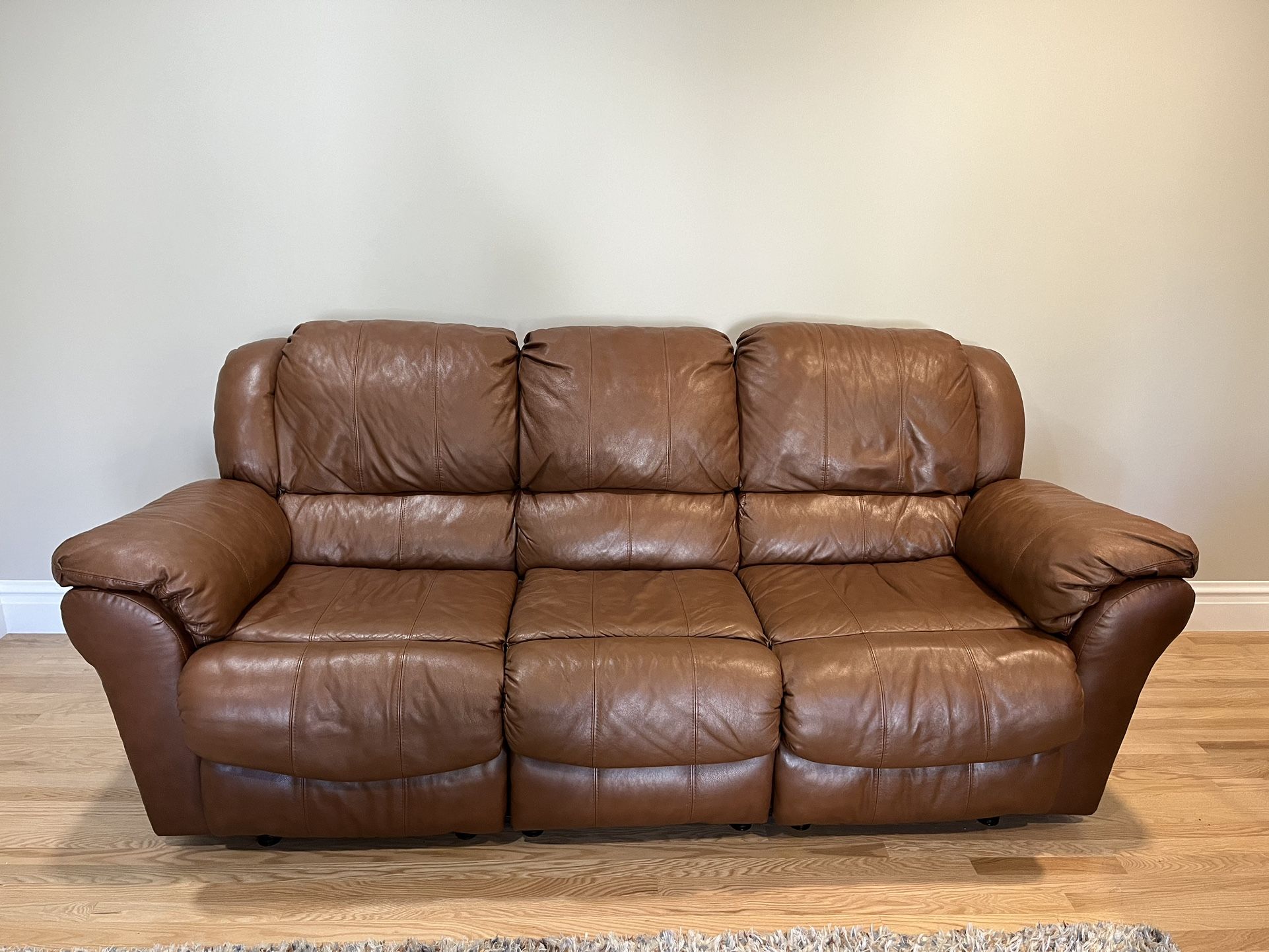 Leather Sofa & Love Seat