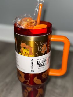 Stanley 40oz Floral Quencher H2.0 Tumbler w/ Pineapple Straw Topper