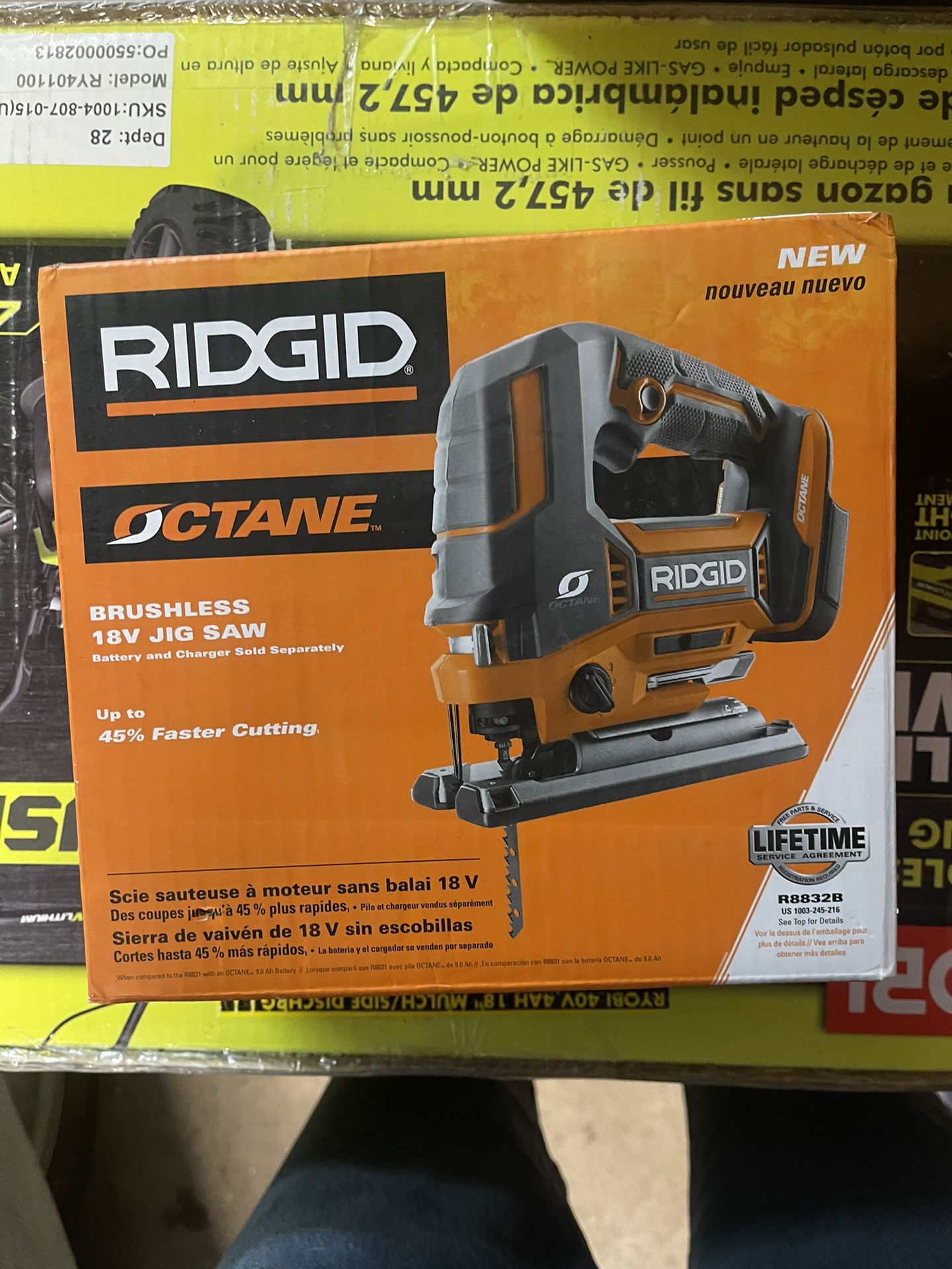RIDGID 18V OCTANE Brushless Cordless Jig Saw (Tool Only) for Sale in New  York, NY OfferUp