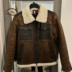 Tommy Hilfiger Faux Shearling B-3 Jacket