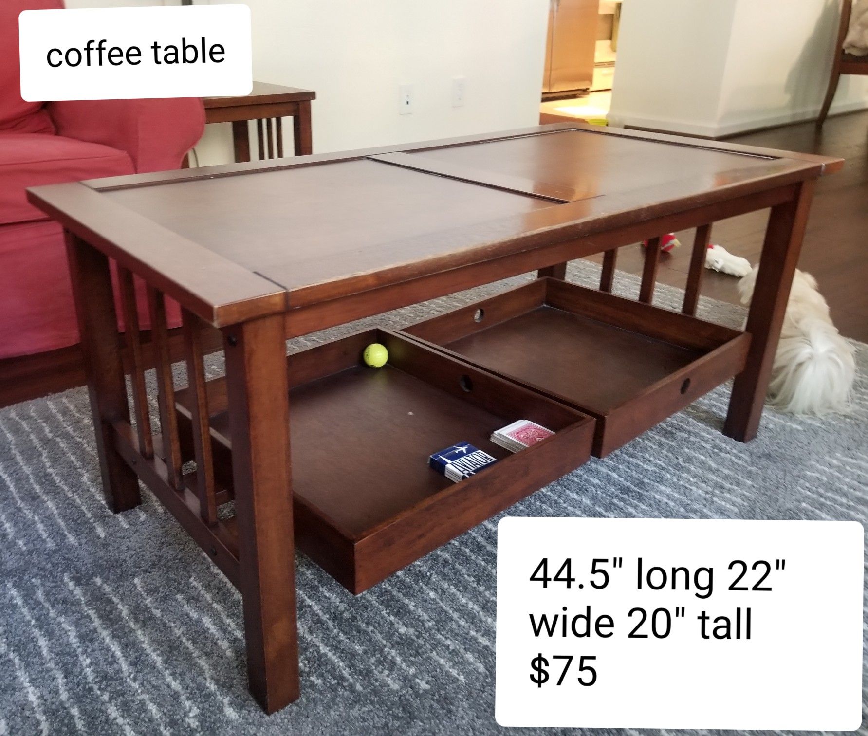 Coffee Table and End Tables