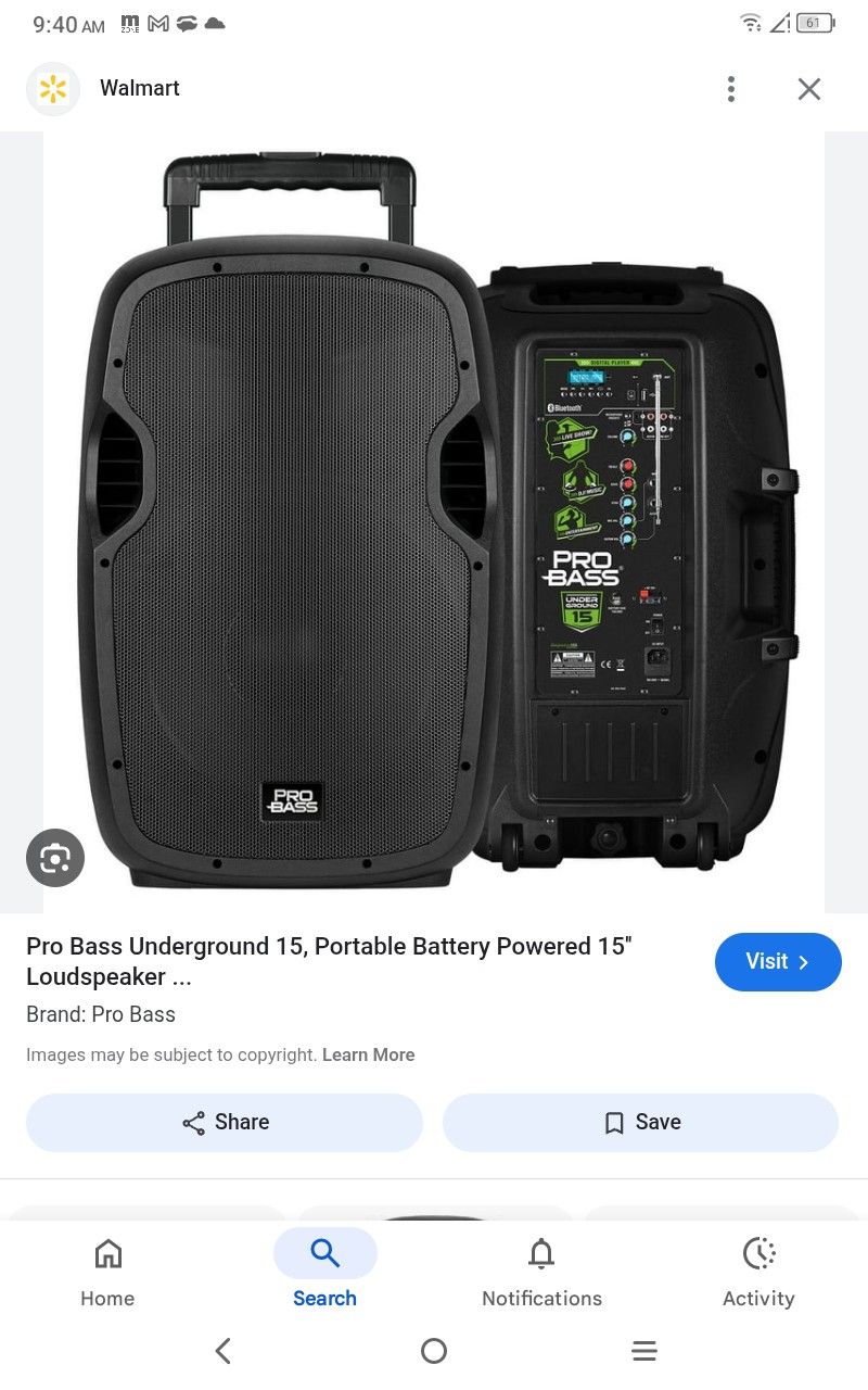Pro Bass Bluetooth 15
