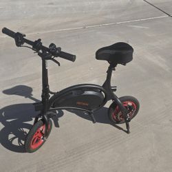 Jetson Bolt Electric Bike Runs Good Has Newer Tires Brakes Need Adjusted 