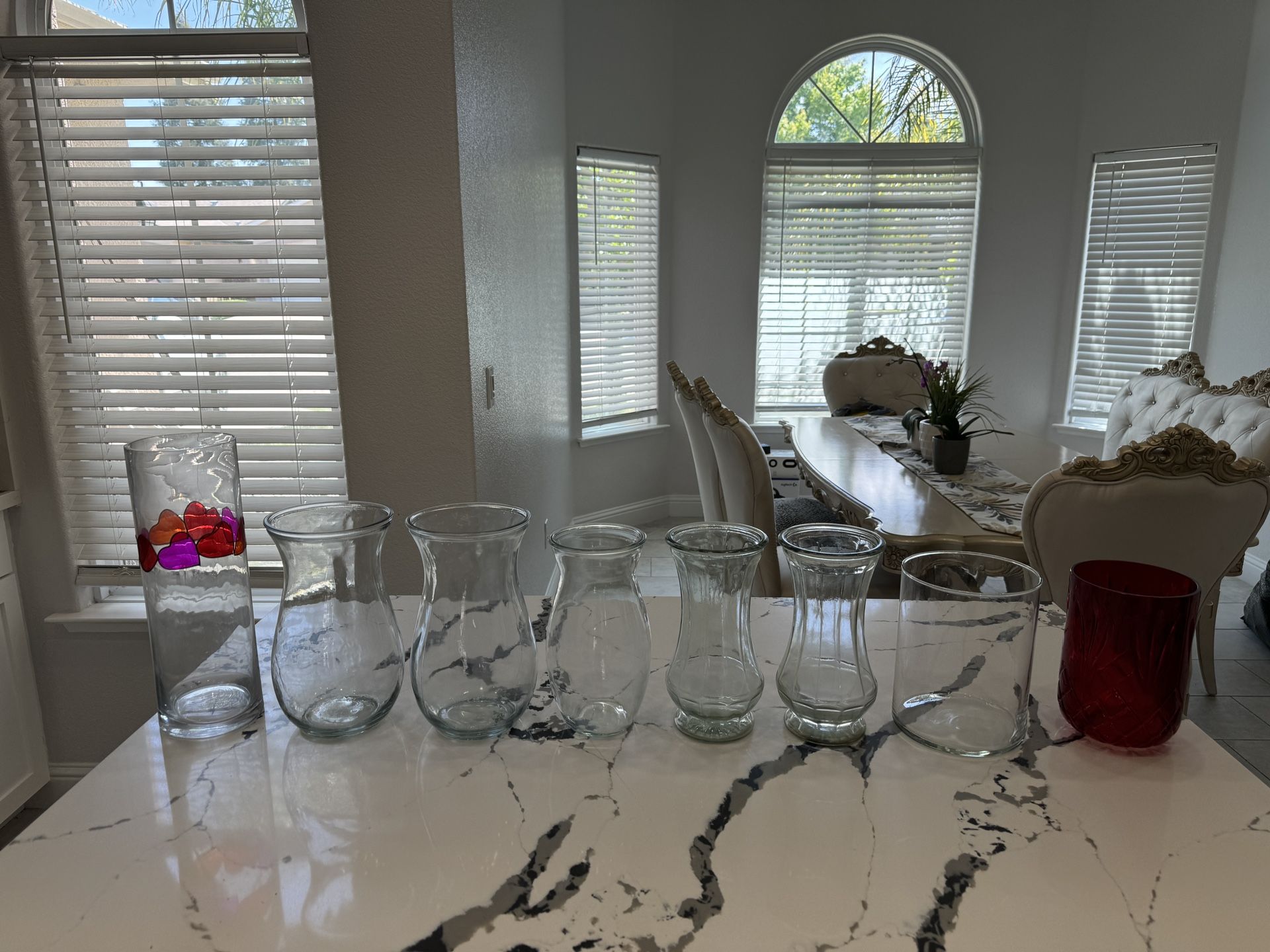 glass vases