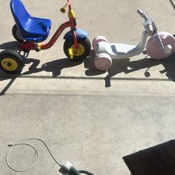 Boys Kettleer Bike & Girls Disney Minnie Mouse Fly Wheels Junior Cruiser