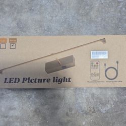 LED picture light with remote $5