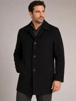 London Fog wool-blend car coat XL NEW