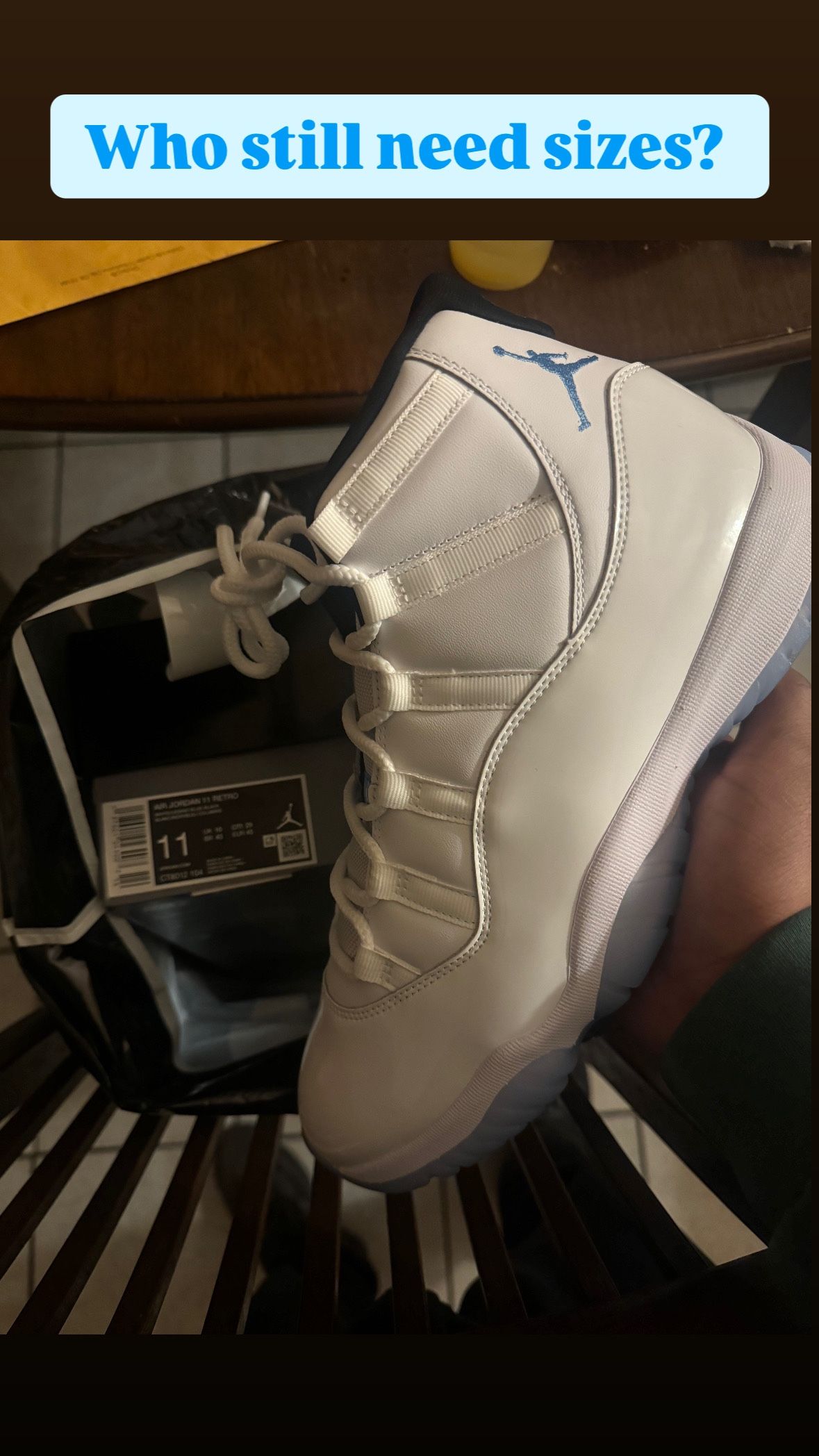 Air Jordan 11 Retro 'Legend Blue Columbia' 2024