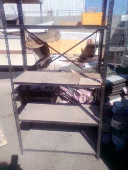 Five tier middle storage shelf