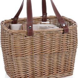 New Picnic Time Terrabella Handwoven Picnic Basket