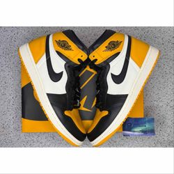 Jordan 1 Yellow Toe Taxi 10 Men