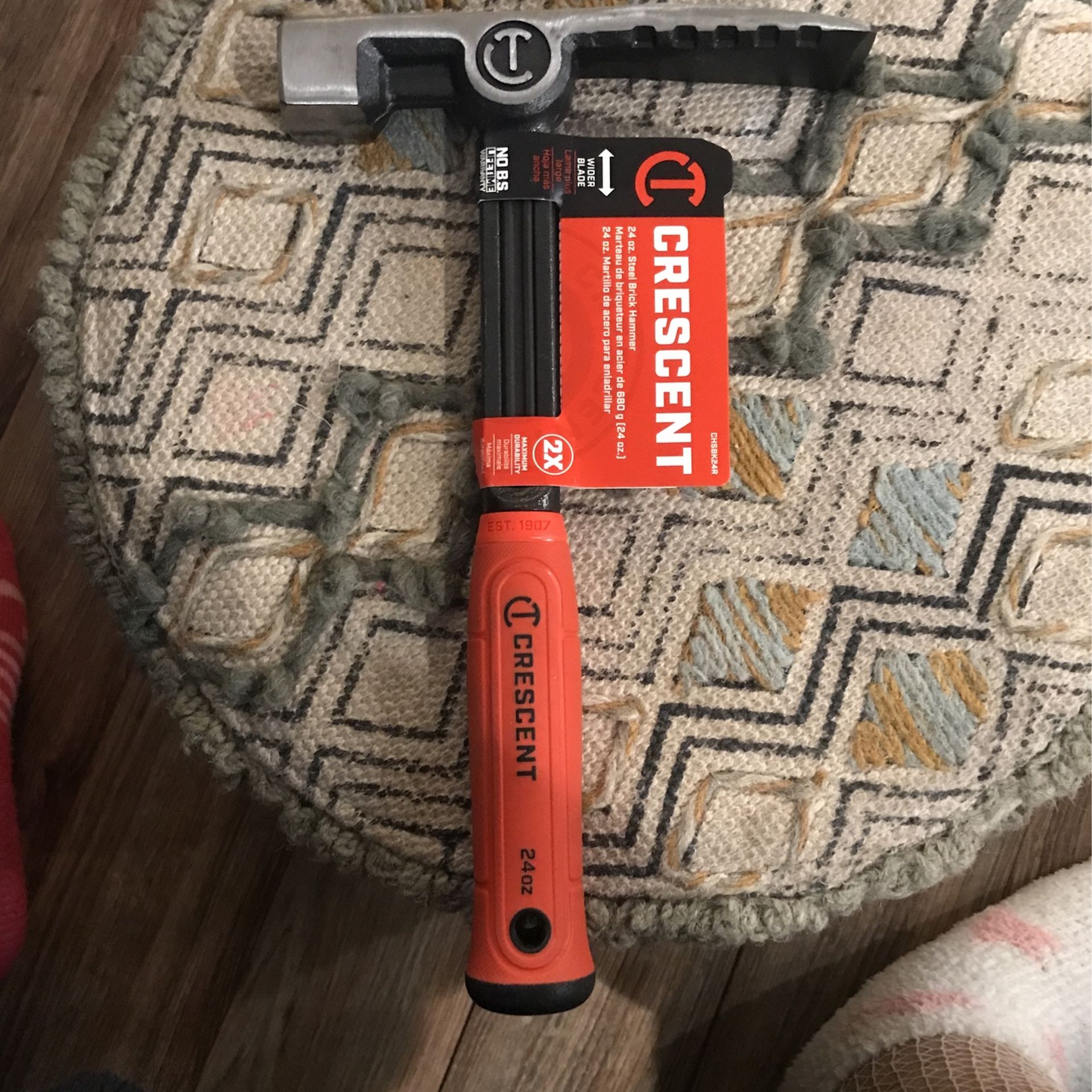 CRESCENT STEEL BRICK HAMMER