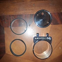 Led clamp light w mounting bracket and hardware