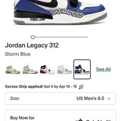 Just Don Blue Storm Air Jordan’s