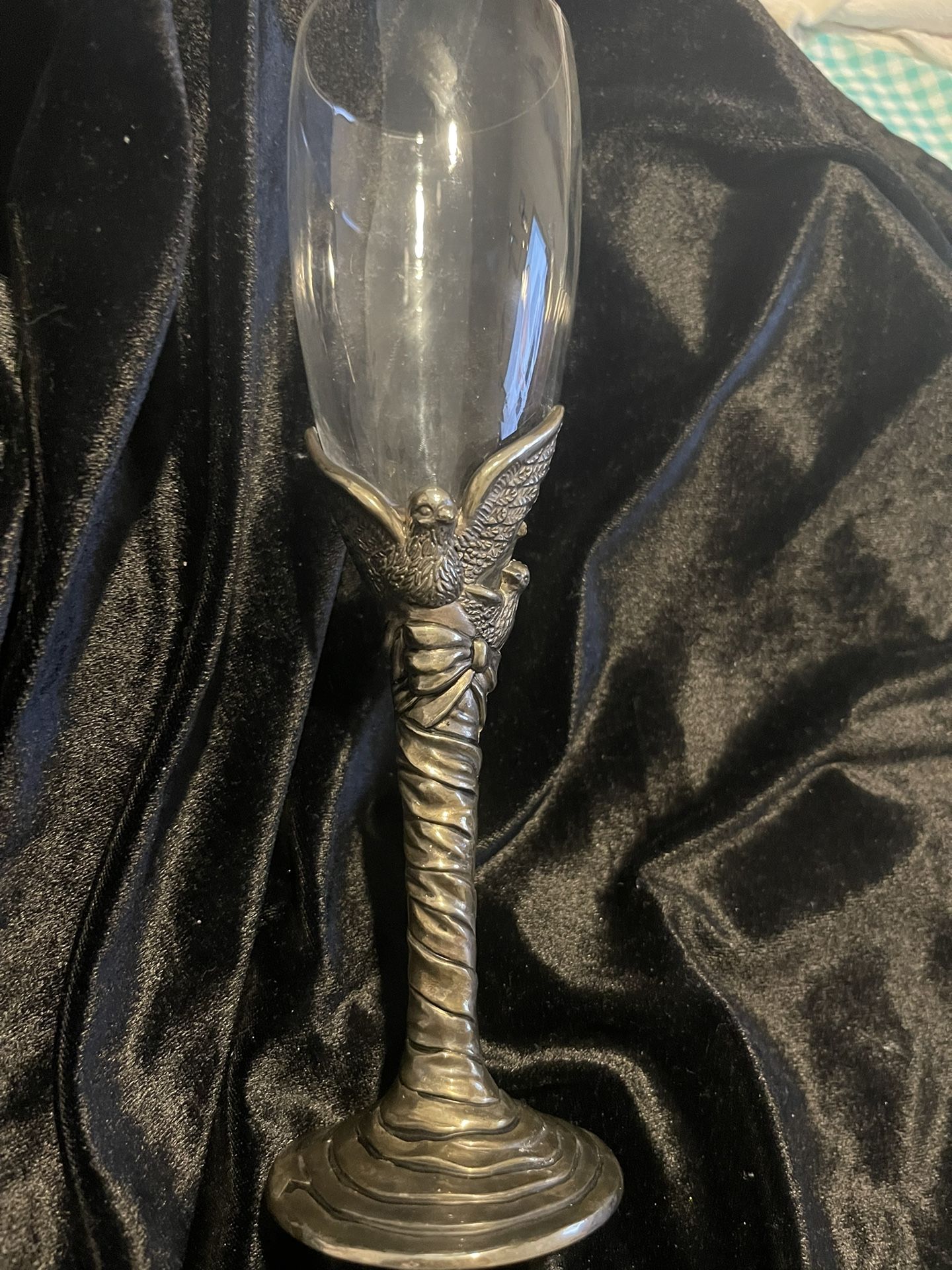 International Silver 9” Silverplate Champagne Flute