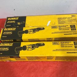 DeWalt ATOMIC 20volt Brushless Cordless 1/2in. Ratchet.     Tool Only.       $130 Each.