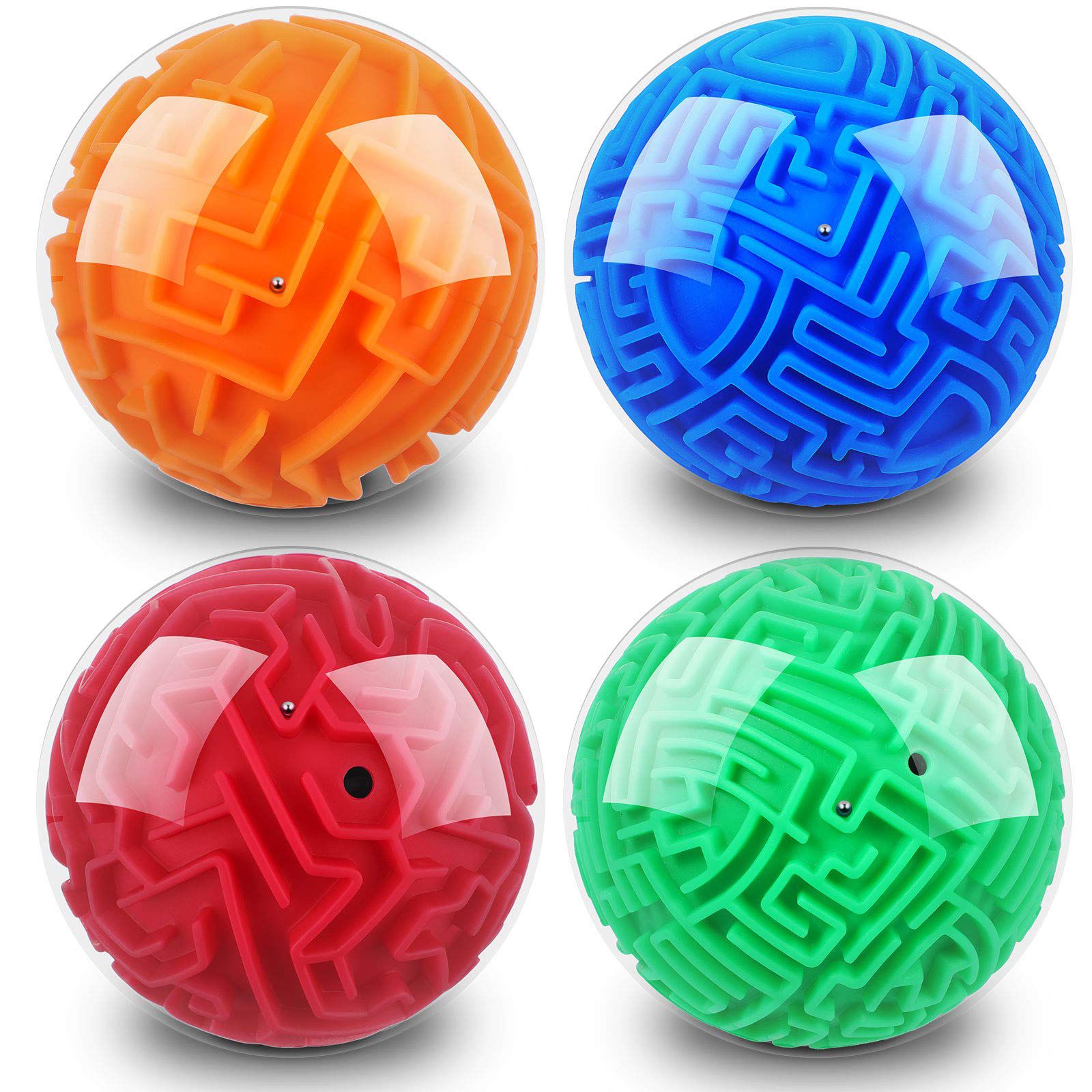 π₯ 4PCS Maze Puzzle Balls Set | Brain Game | $15 | Fun Gift