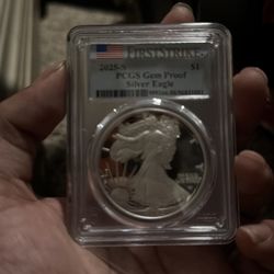 2025  s Proof coin  silver eagle