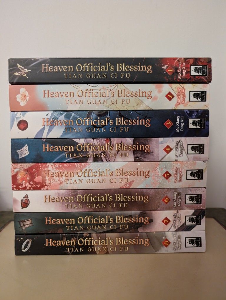 Heaven Official's Blessing English ALL 8 Volumes & Gift Set