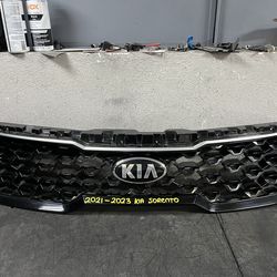 2021-2022-2023 KIA SORENTO GRILL OEM USED #9362