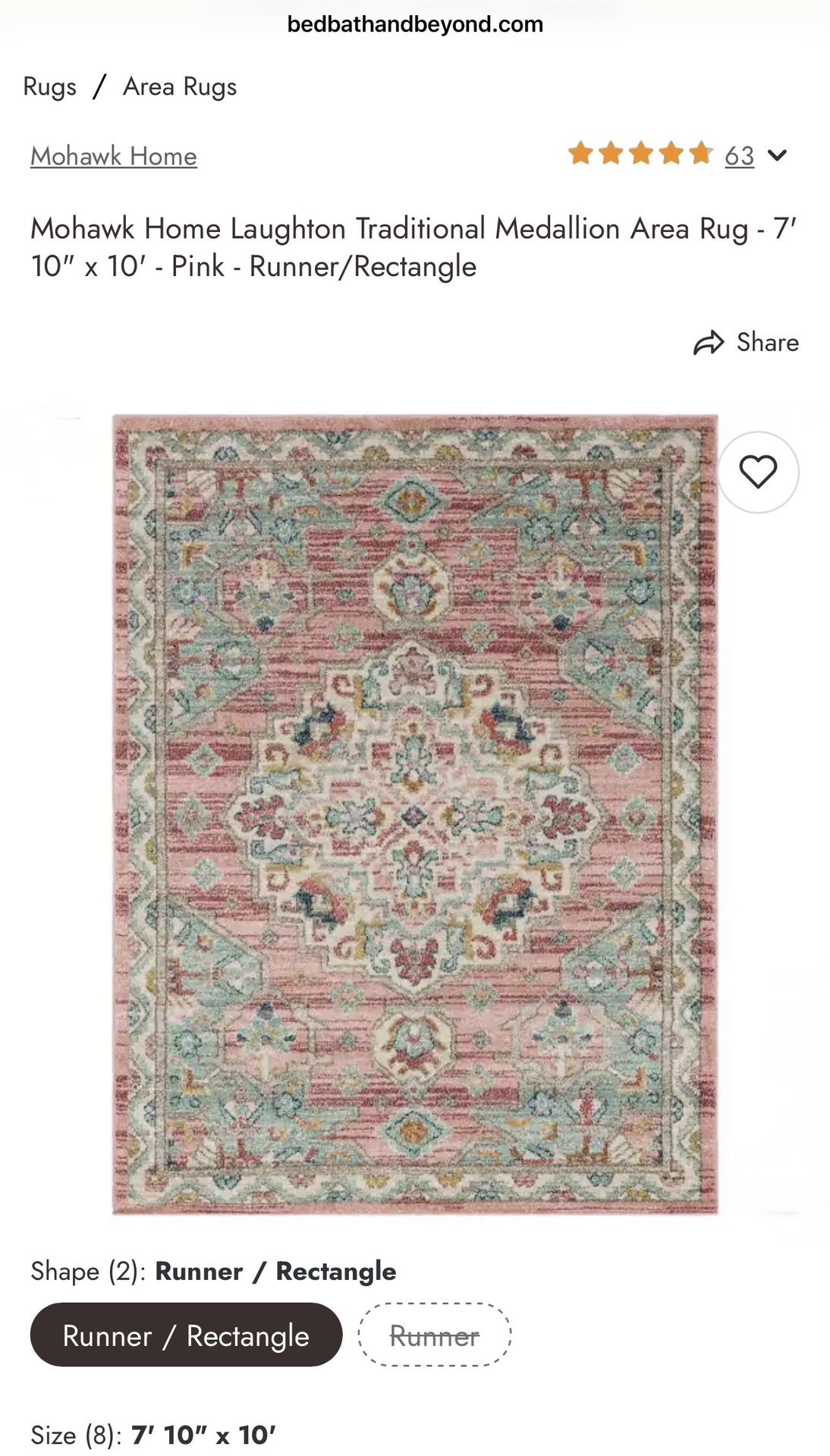 Brand New Area Rug