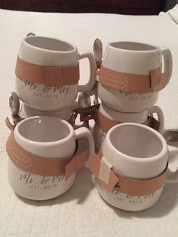 New!!! Mr. Mrs. coffee cup