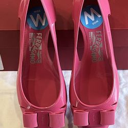 Salvatore Ferragamo “VERA” Bow Jelly Pump NIB SZ 6