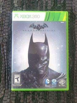 XBOX 360 GAME: BATMAN ARKHAM ORIGINS. 2 disc set.
Perfect Condition. 
Pick up YUCAIPA. No Shipping Available