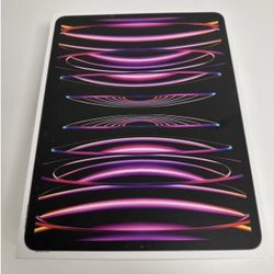 12.9 Space Gray Apple iPad Pro 256gb Cellular + WiFi 6th Generation M2 Chip iOS 17.3 New Sealed 