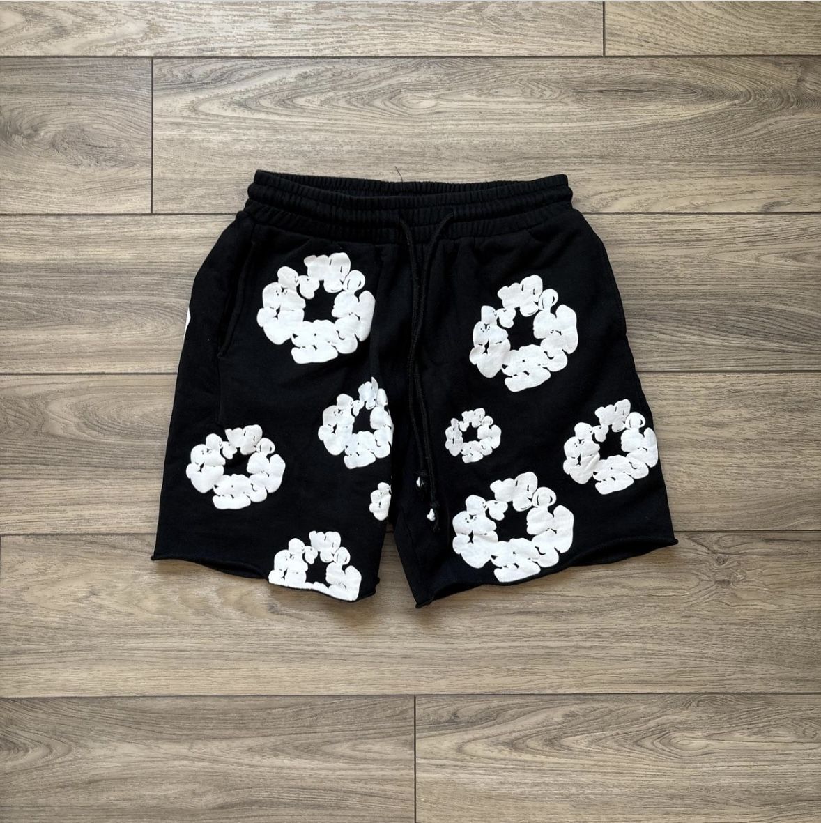 Black And White Denim Tears Pants
