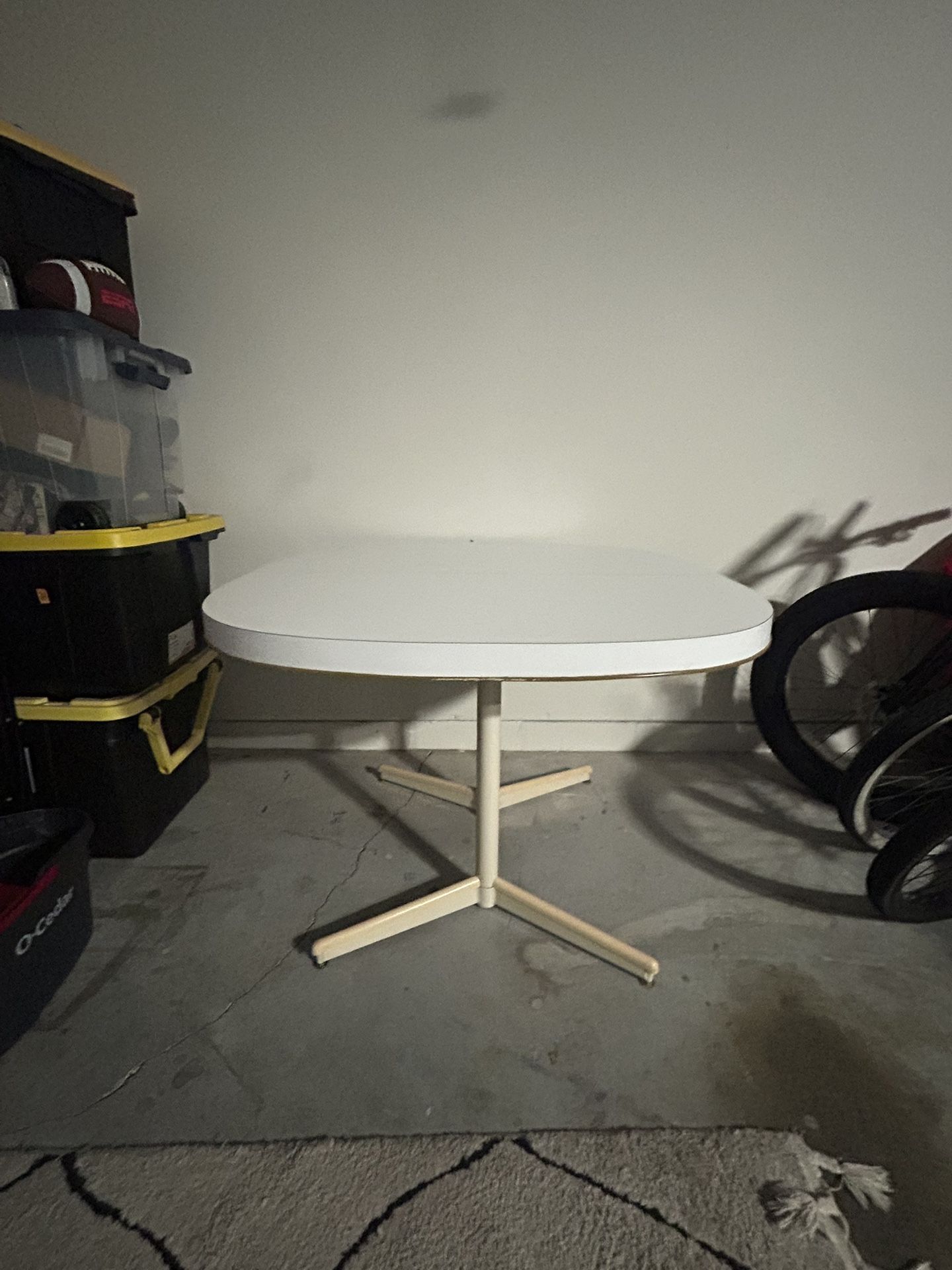 White Table with 2 Chairs