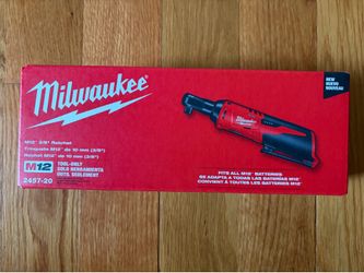 Milwaukee M12 Cordless 3/8 in. Ratchet (Tool-Only)