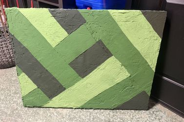 Textured Golf Course Abstract Panting
