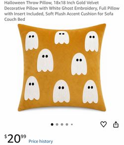 Halloween Embroidery  pillow cover set 2