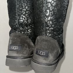 Metallic Leopard Print Ugg boots