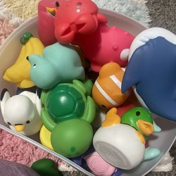 Lot Of Unused Bath Toys 