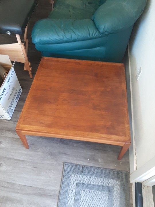 Authentic Walnut LANE 31" square Coffee Table