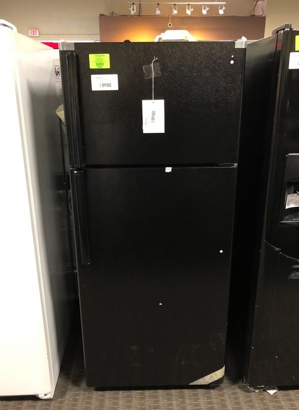 GE Black Top Freezer Refrigerator PV1