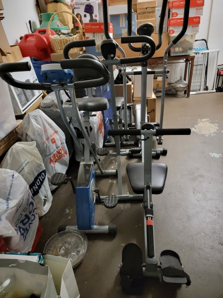 Exercise equipments.