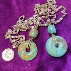 Turquoise Pendants. 2 for 1.