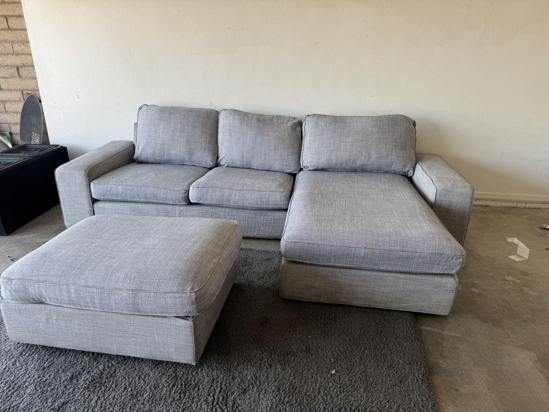 IKEA Sectional Sofa Ottoman