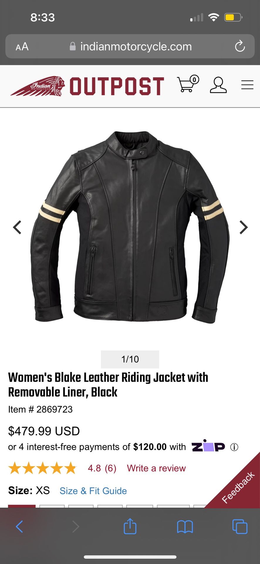 Woman’s Black Leather Riding Jacket With Removal Le Liner